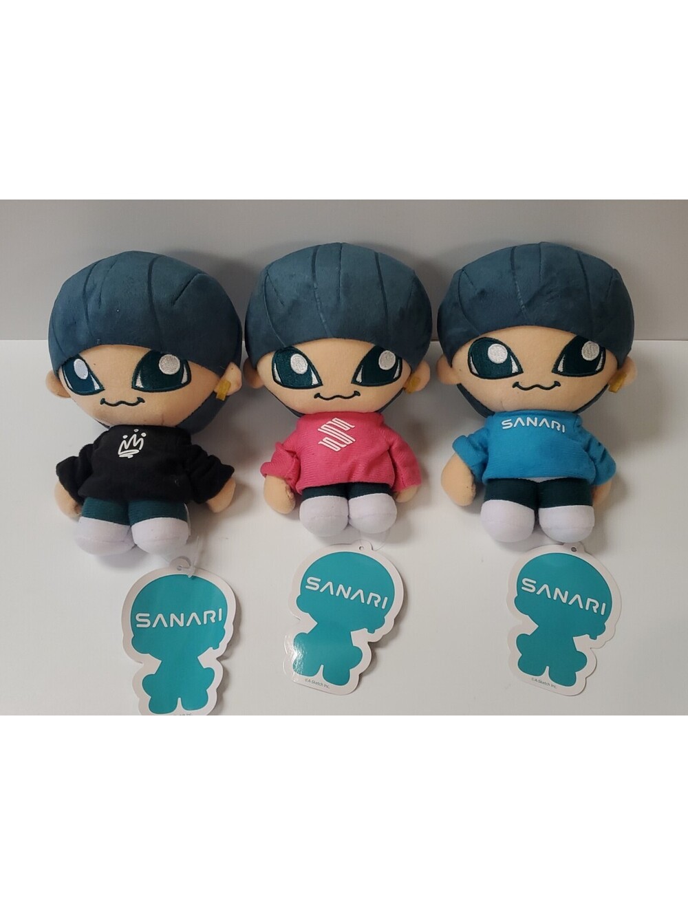 SANARI Sanari Sanabo Plush Toy Mascot Figure 6.5" All 3 Types Set NEW